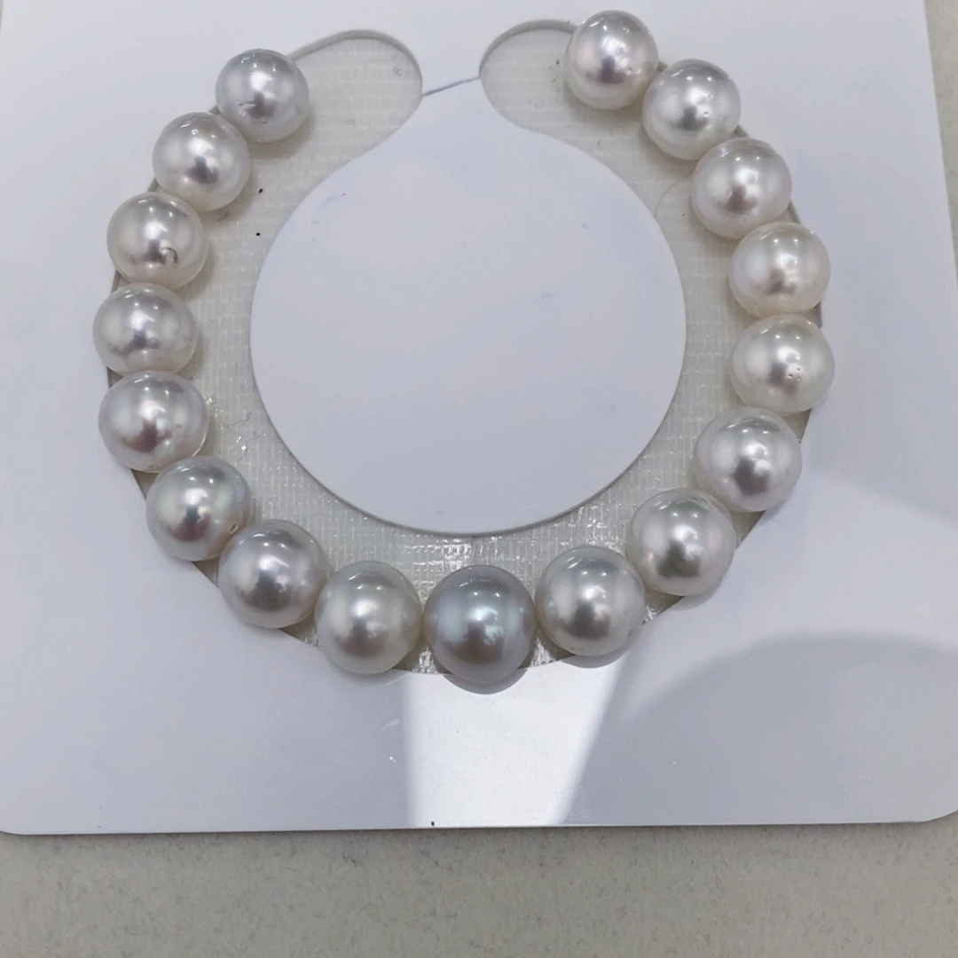 X***ᕱ海水珍珠裸珠未镶嵌澳白裸珠9-10定制不退换