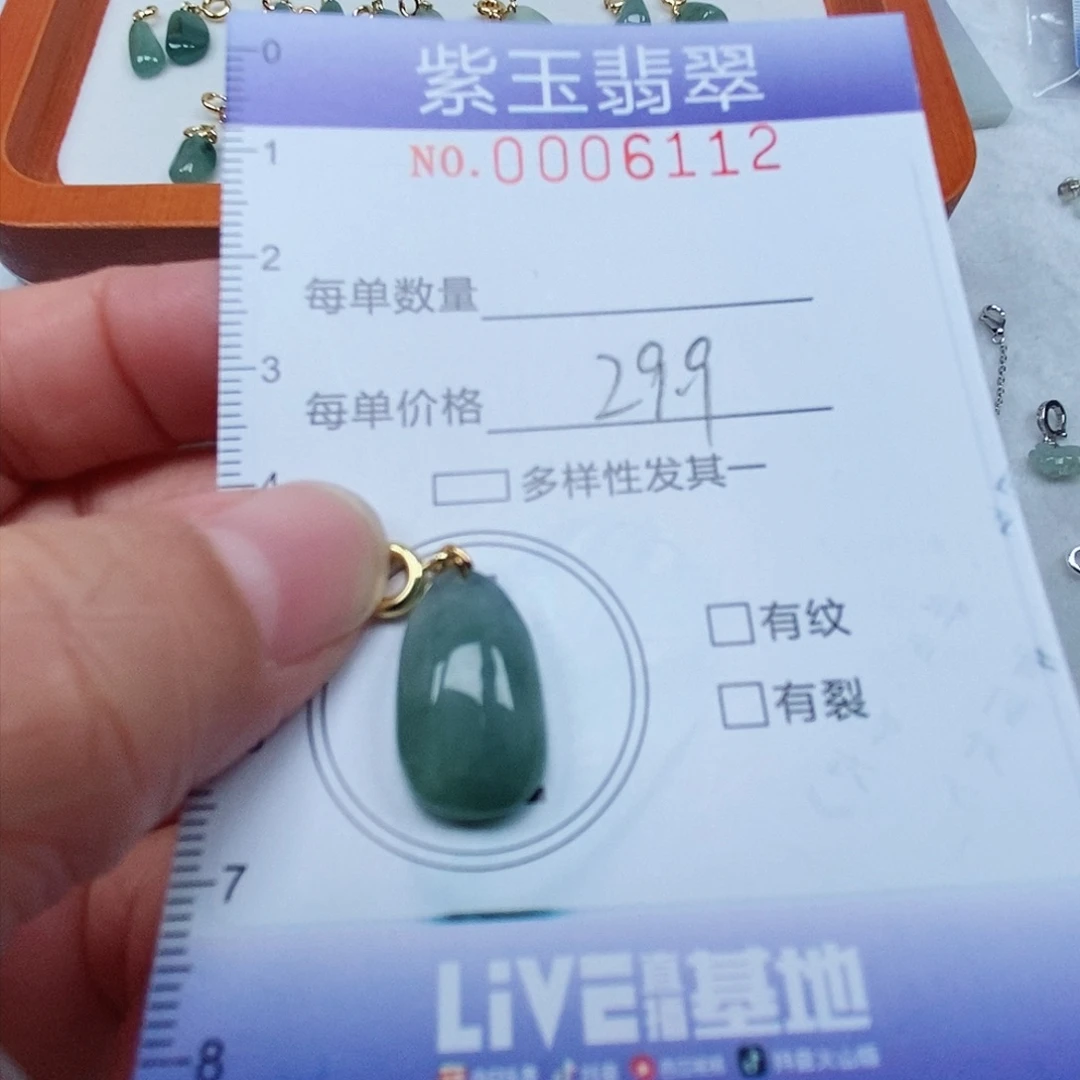 颈饰未镶嵌翡翠冰透随行