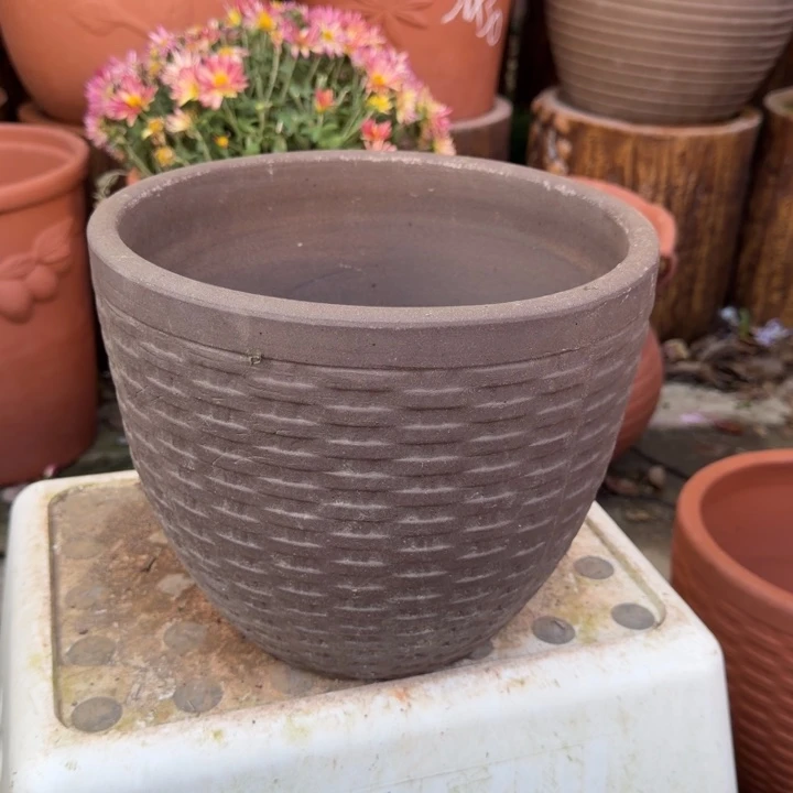 花盆紫砂口径24高20宜兴紫砂