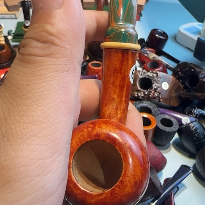 石楠木手工橡果烟斗