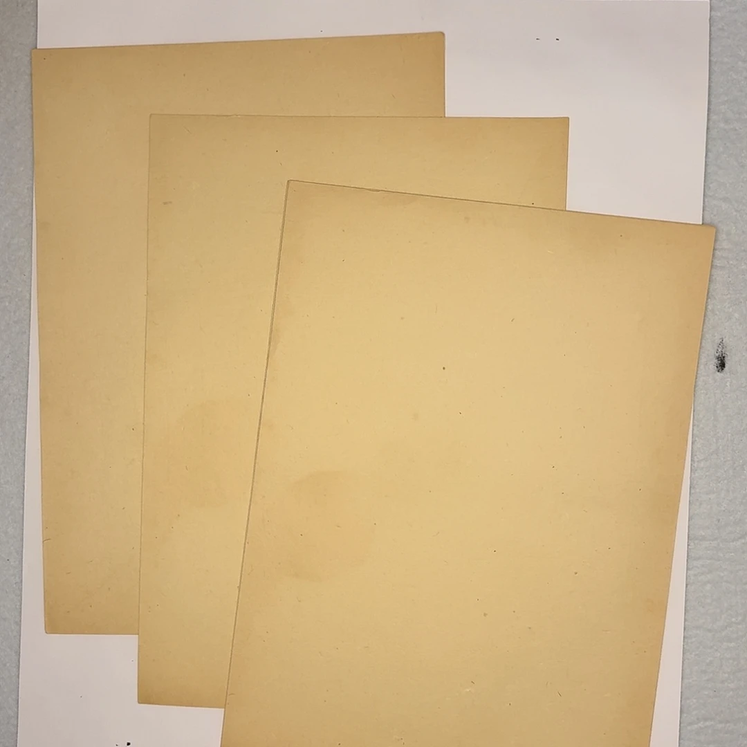 五六十年代纯手工玉扣竹纸20张 尺寸26.5✖️19cm 七八分熟