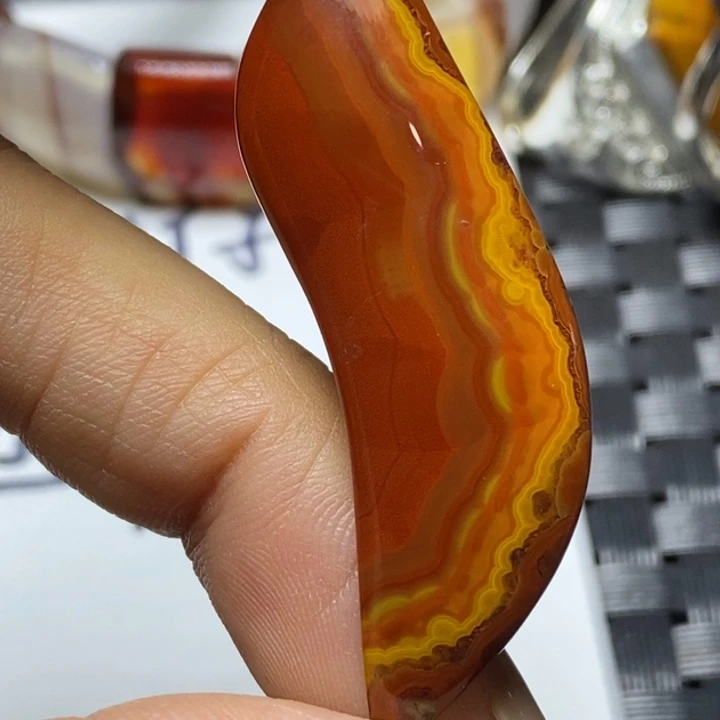 玛瑙/玉髓颈饰未镶嵌白***Ծ