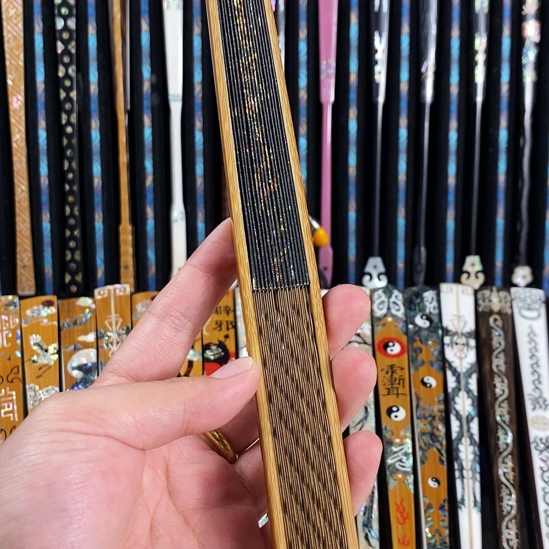 扇子手工制作工艺精湛