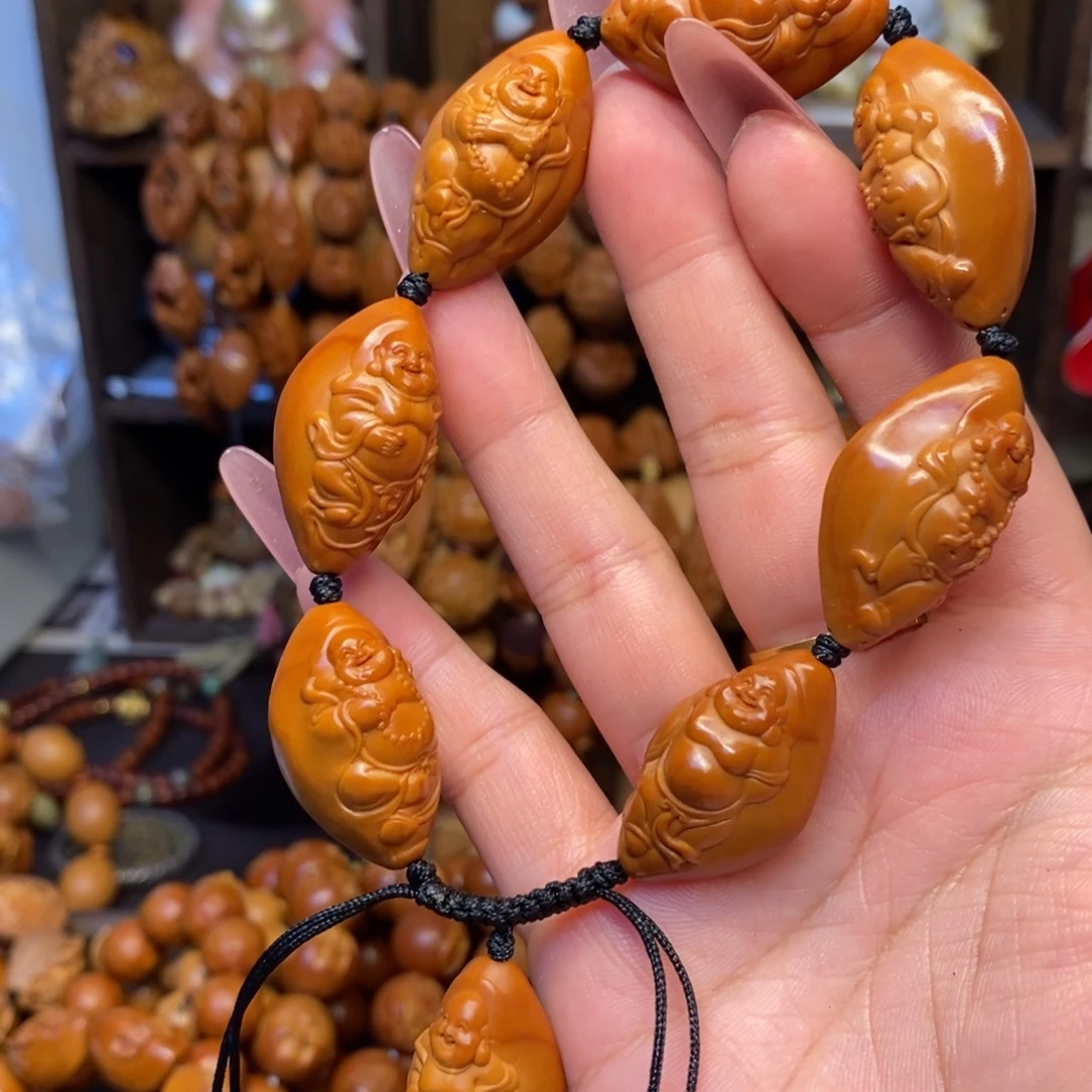 手串/手链橄榄核浮雕整身弥勒