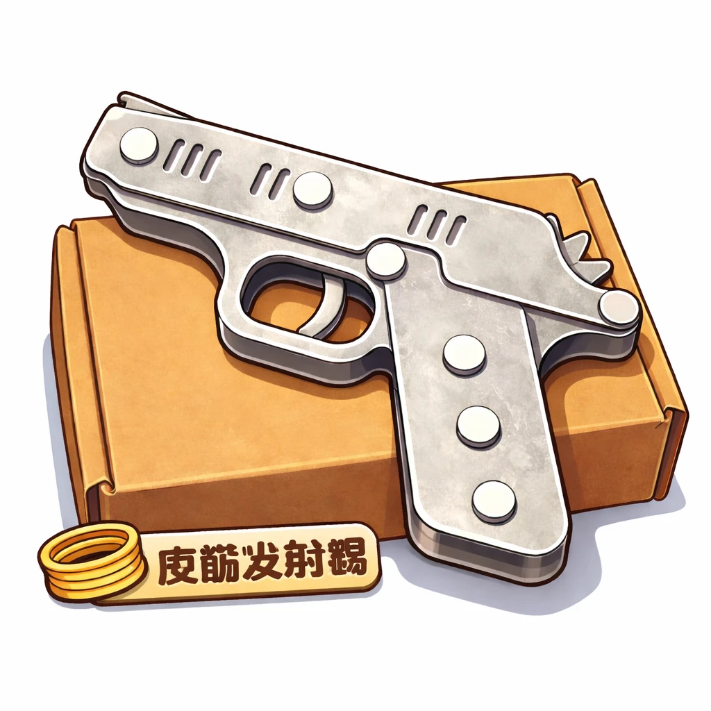 可折叠模型皮筋玩具