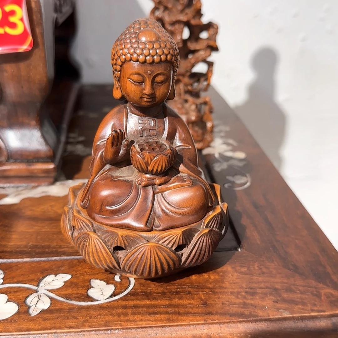 花梨木类黄杨木摆件