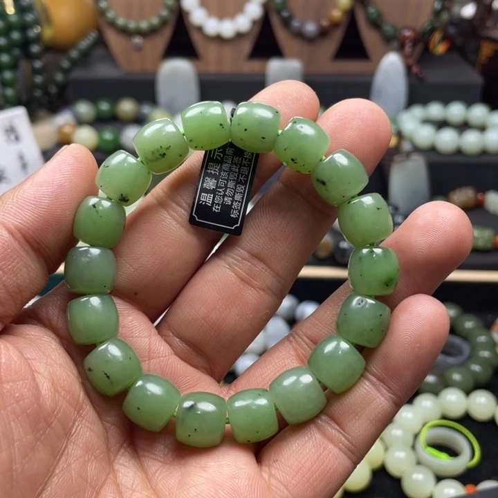 和田玉手串未镶嵌