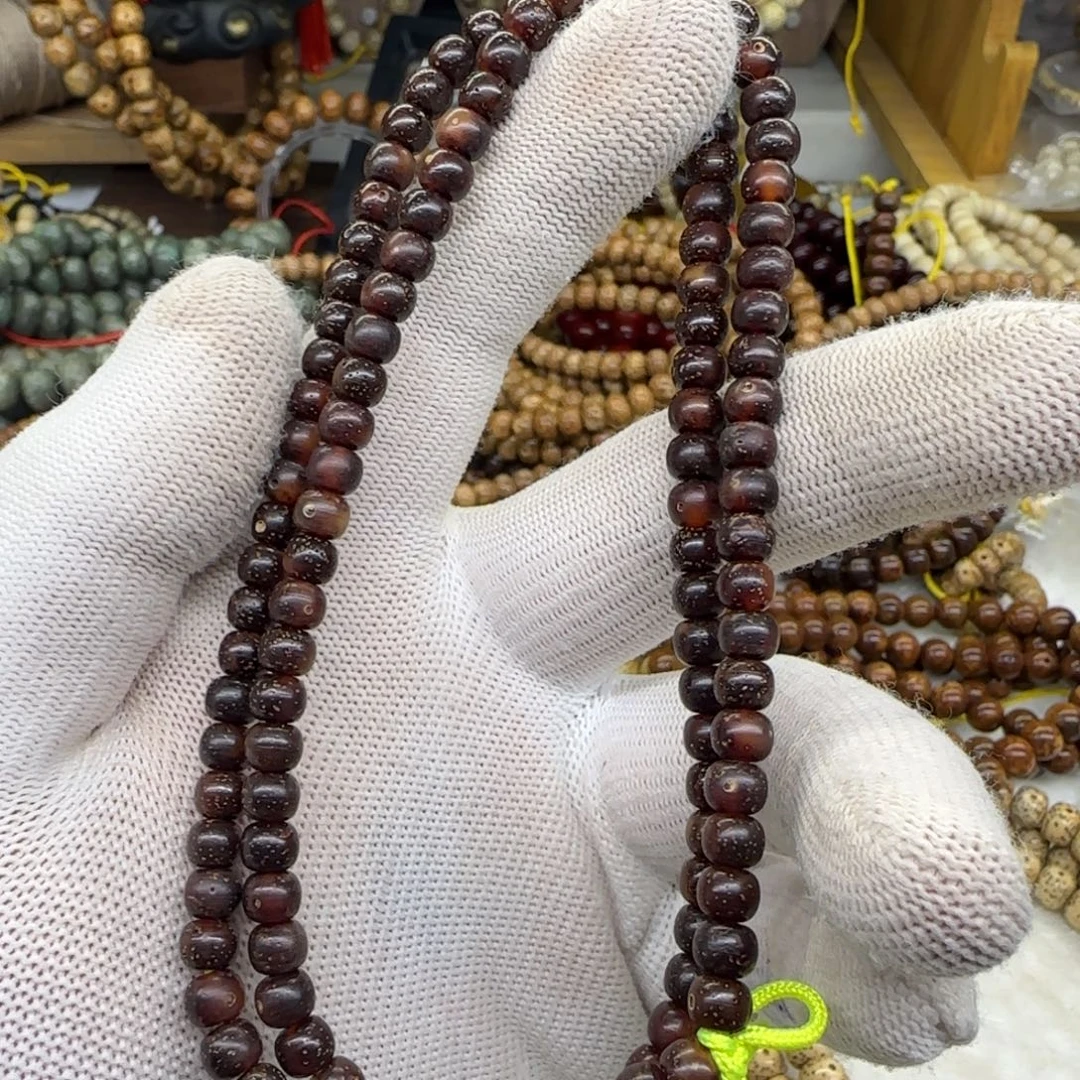 西***尔吊坠星月菩提6*5红宝石脖挂