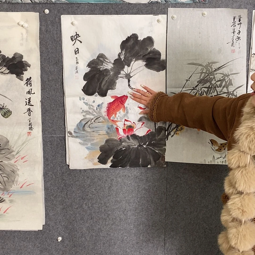 国画纯手写手绘国画作品69