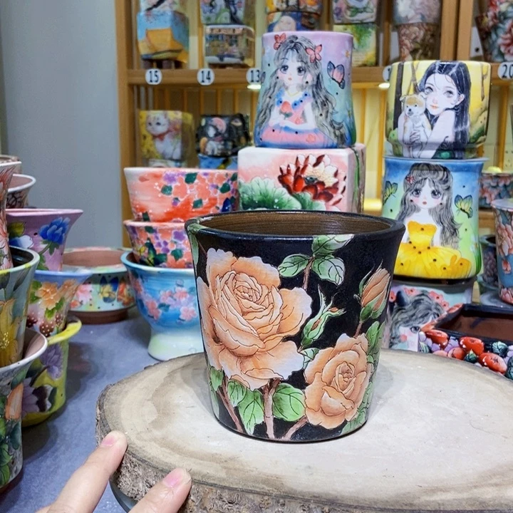 景德镇艺术手绘作品