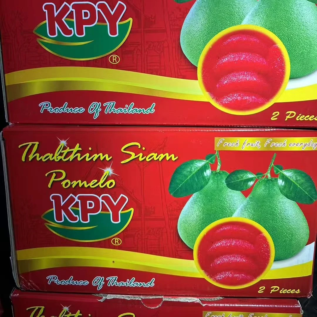 泰国进口正宗K P Y红宝石柚子礼盒装新鲜水果多汁肉嫩2个7斤大果