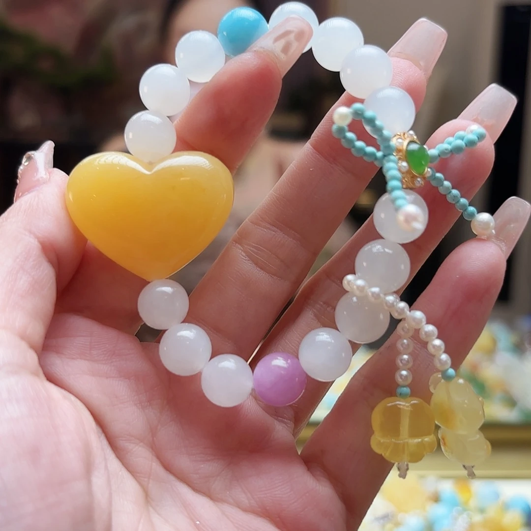 未镶嵌琥珀手链琥珀