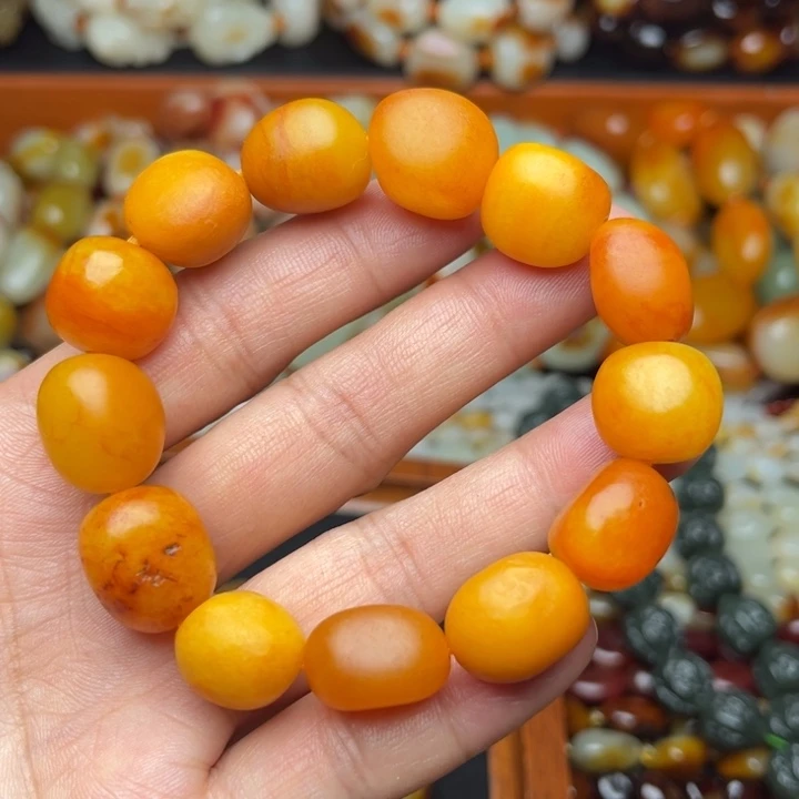 和田玉未镶嵌手链