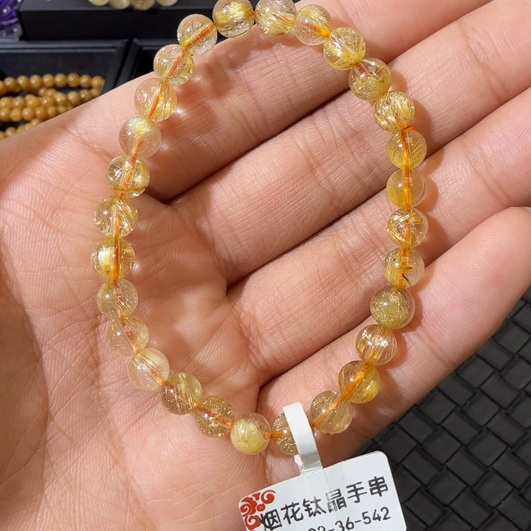 未镶嵌手链发晶天然金发晶