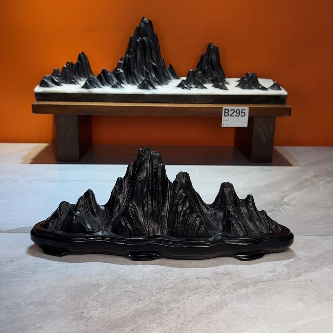 灵璧石雕刻奇石摆件万*堂