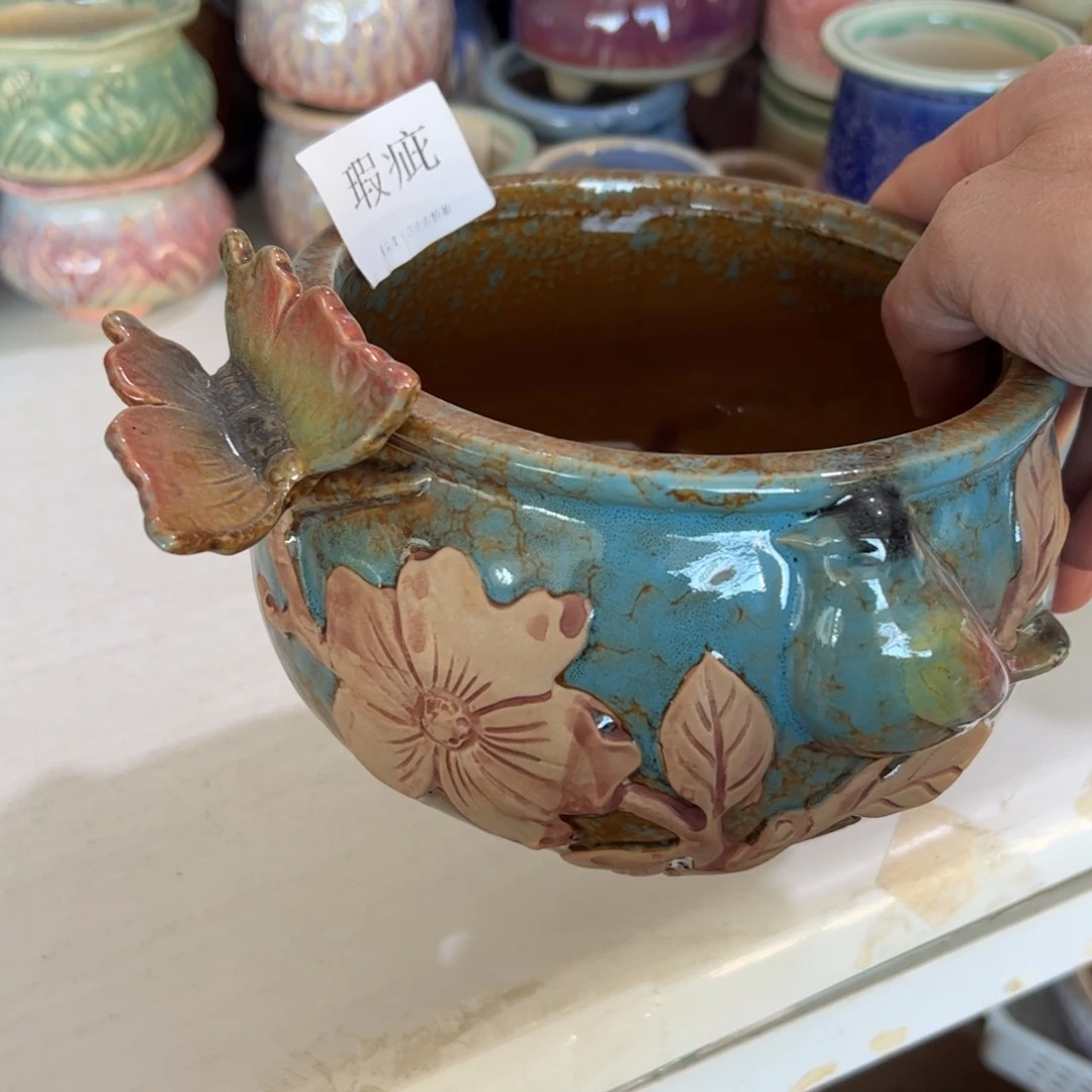 陶瓷多肉小花盆@@506