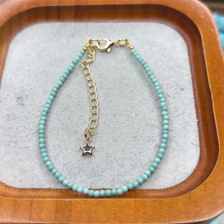 绿松石未镶嵌手链