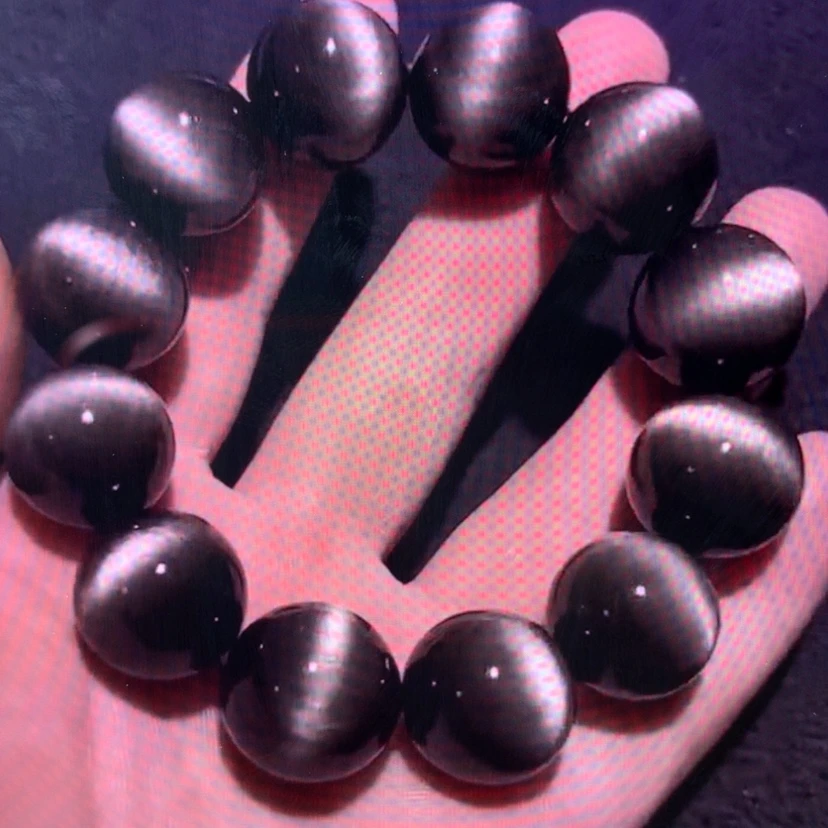 【闪购商品】黑曜岩手串未镶嵌雨**昏