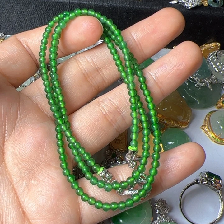 翡翠未镶嵌颈饰翡翠吊坠项链手链
