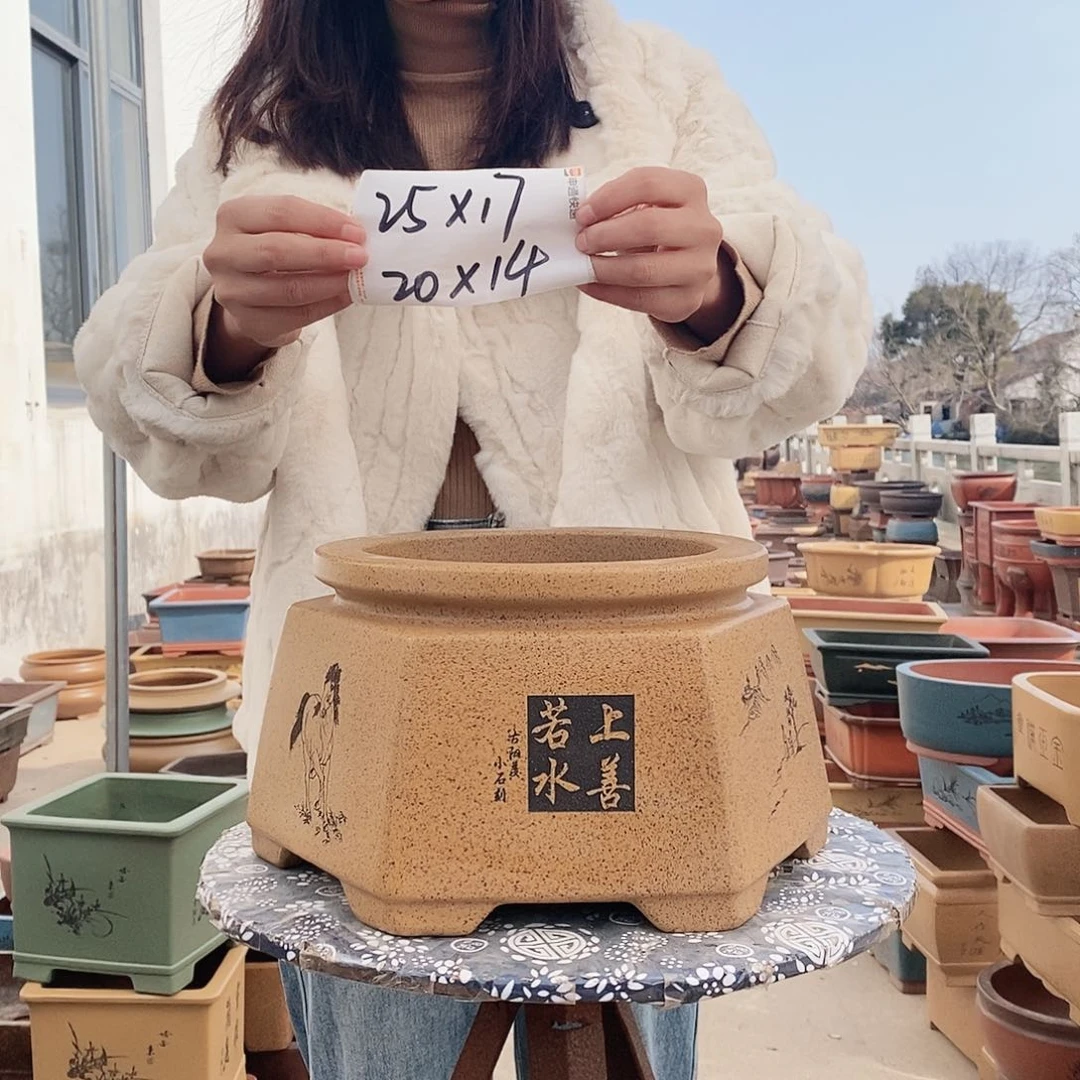 紫砂花盆紫砂花盆