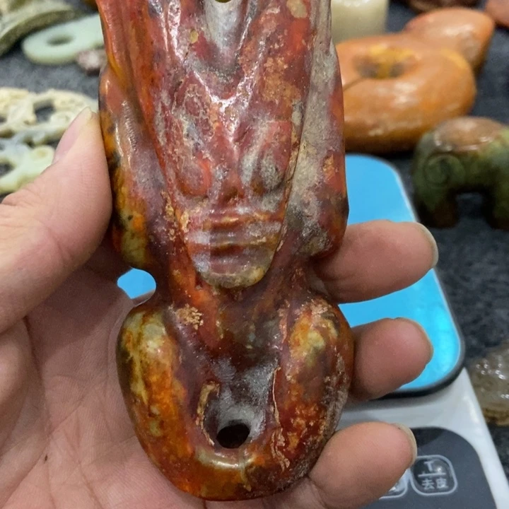 白玉菩提吊坠摆件