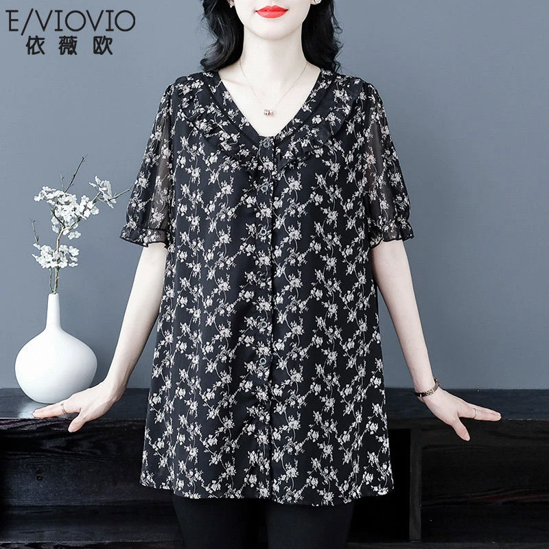 衬衫夏季碎花上衣240336