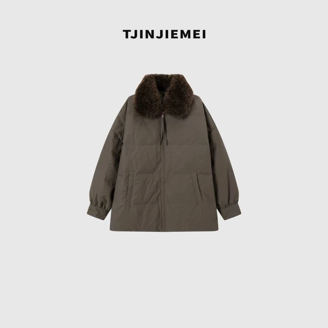 娟娟【德利】设计感鹅绒服ERF2511-25-2025