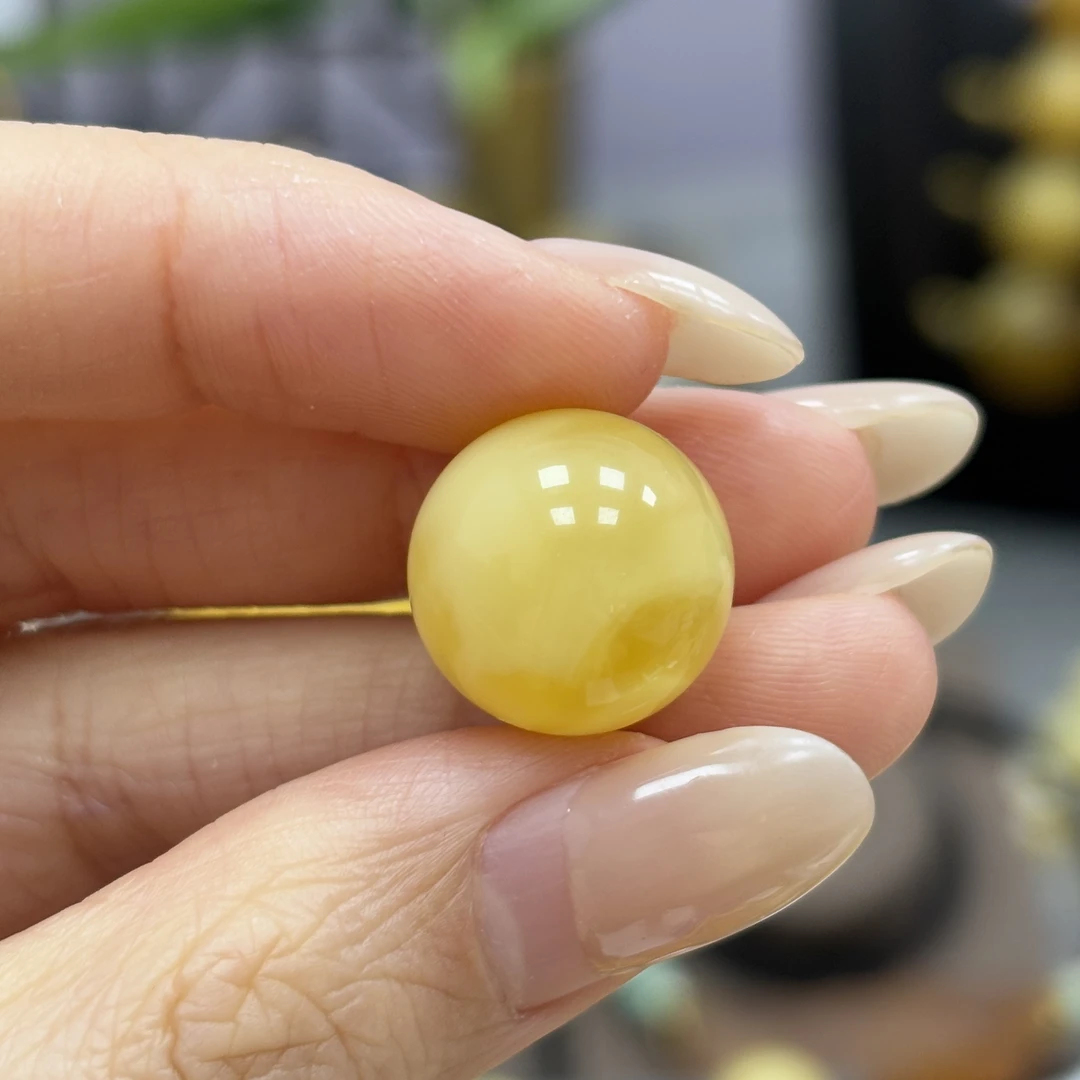 15.0mm· 2-小妖珠宝天然原矿琥珀蜜蜡