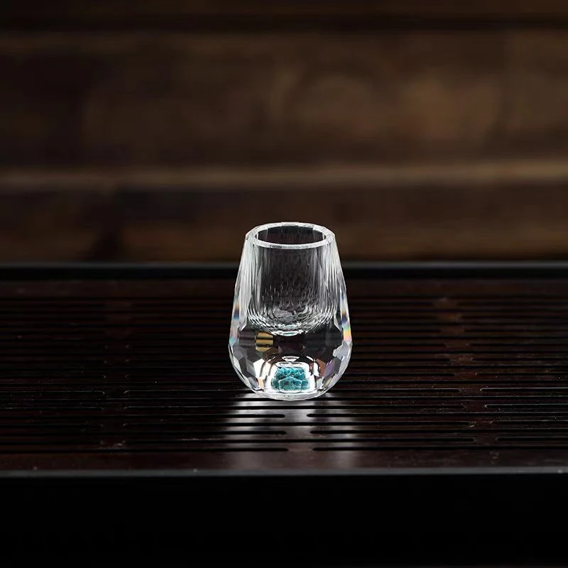 绿松石钻石切割小清新茶道简约风小号高档茶具家用酒器酒具 2756