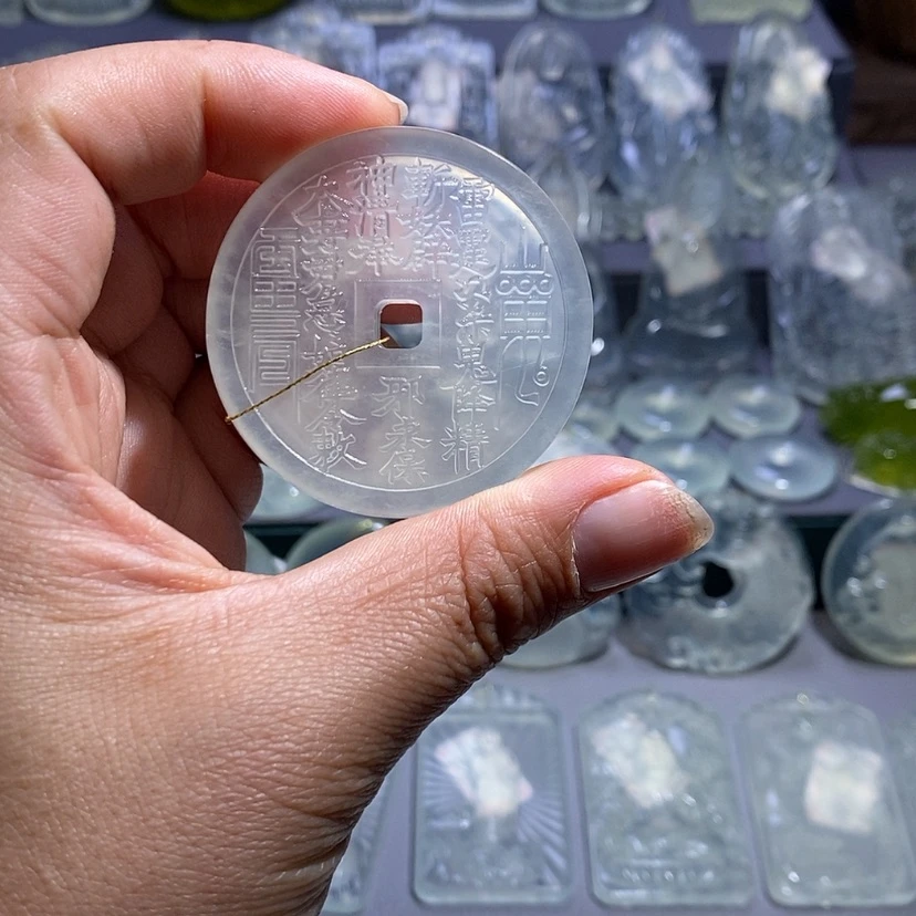 【闪购商品】岫玉未镶嵌颈饰明**丈