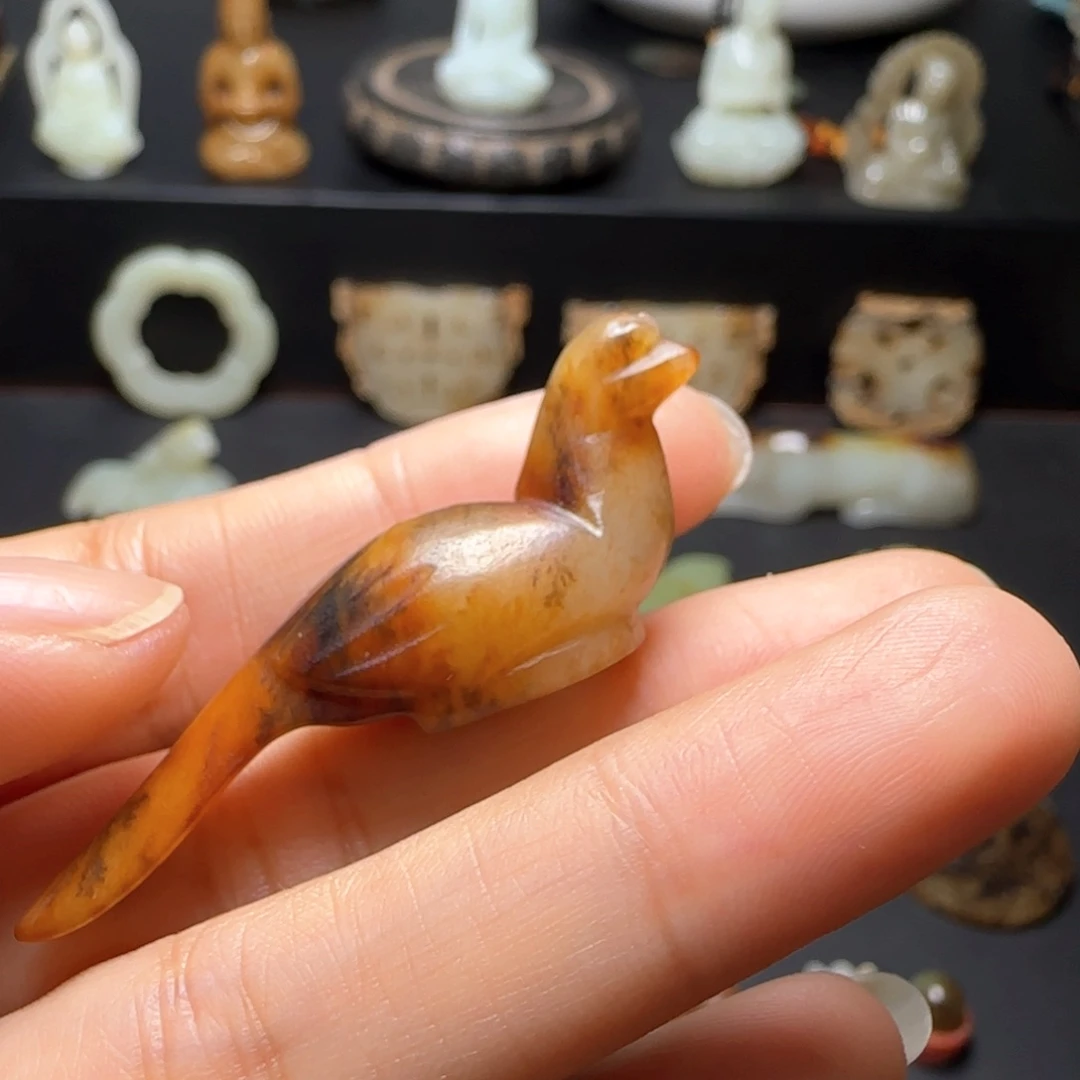 和田玉吊坠(不含链)未镶嵌星*?