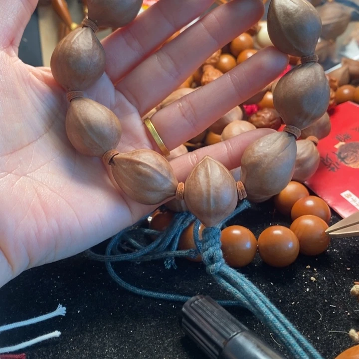 石***军手串/手链橄榄核2.0原皮铁