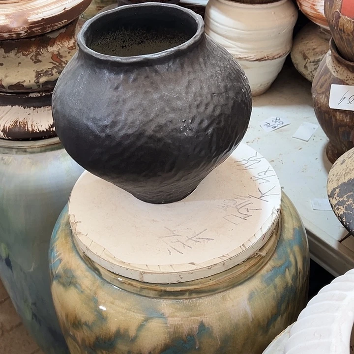 景德镇精品花盆栽适合口14高23