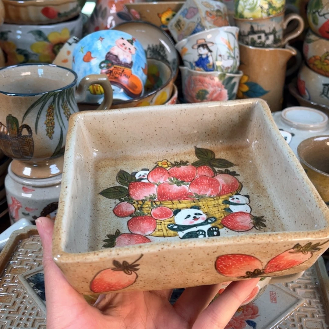 景德镇手工手绘杯