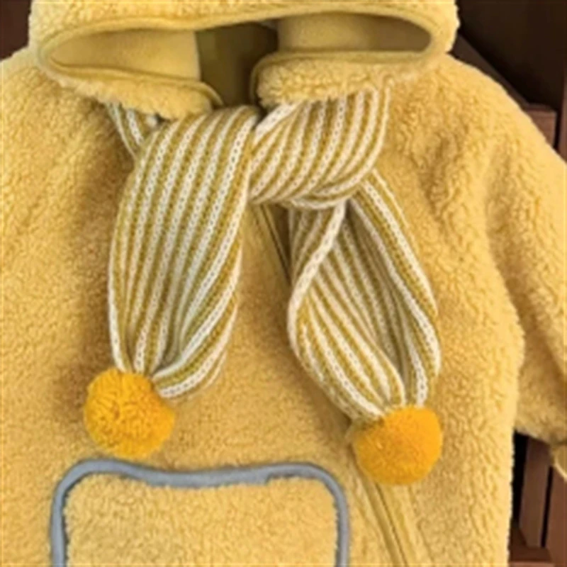 25秋冬新款 特清黄色球球厚实围脖（现货