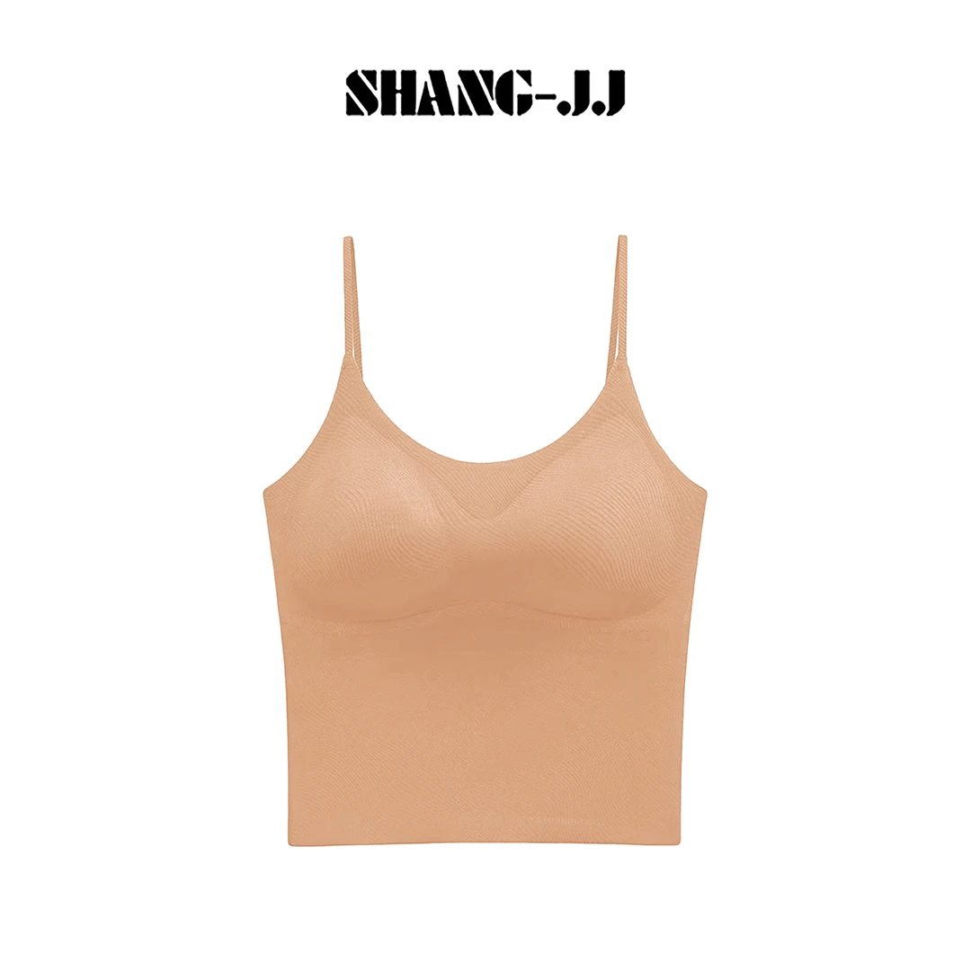 SHANG-JJ【粉底美背】25ss新款粉底液裸肤色百搭美背吊带q134170p