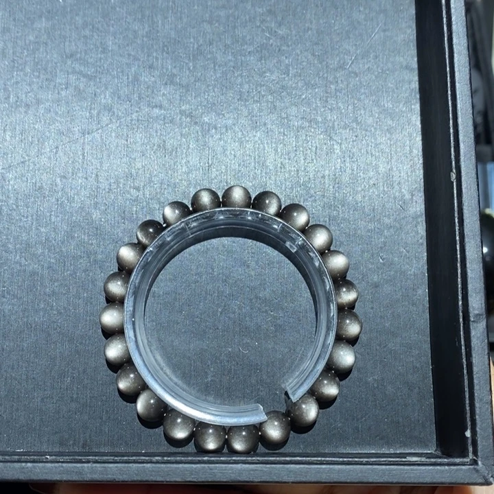 黑曜岩手链未镶嵌曼****鱼