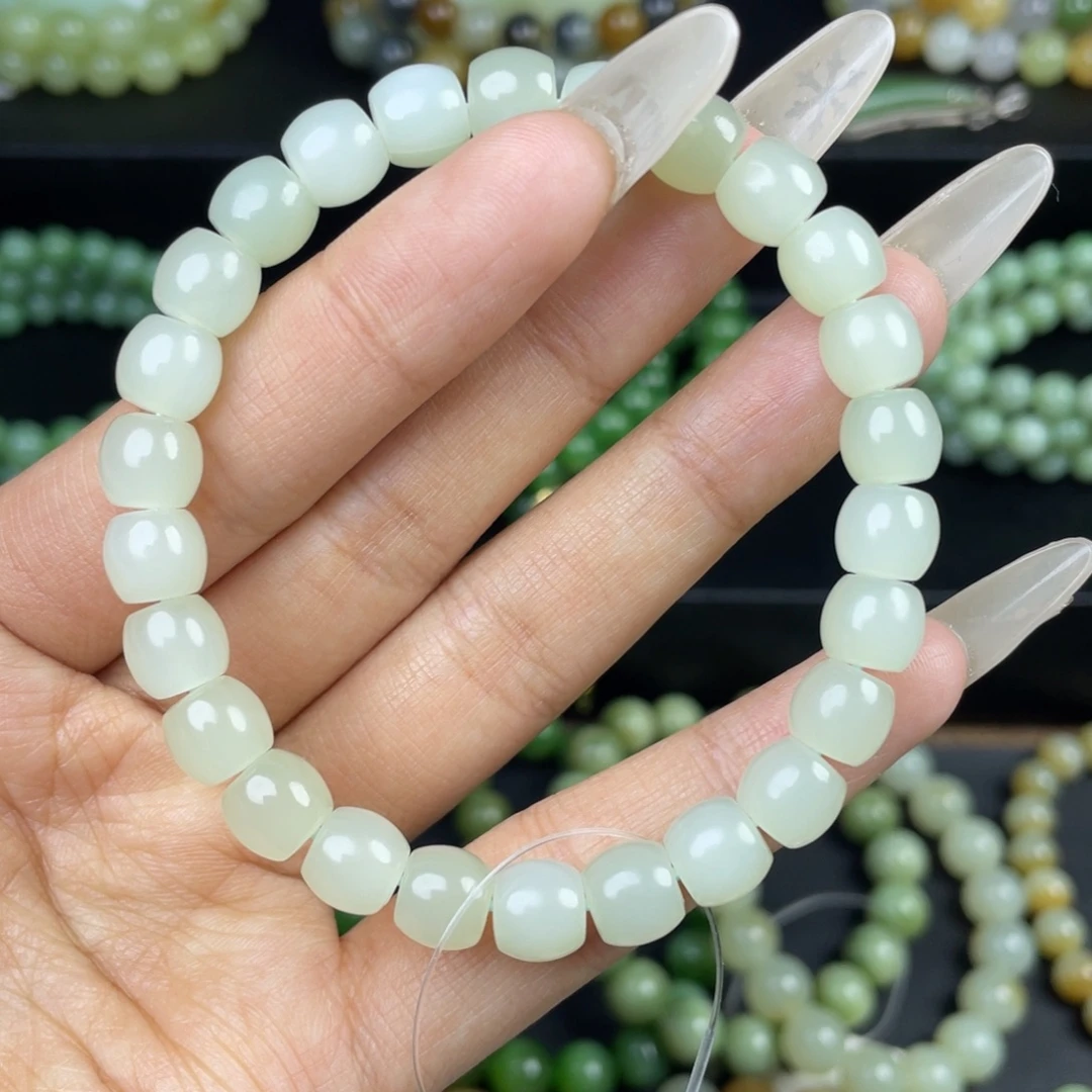 和田玉未镶嵌手串