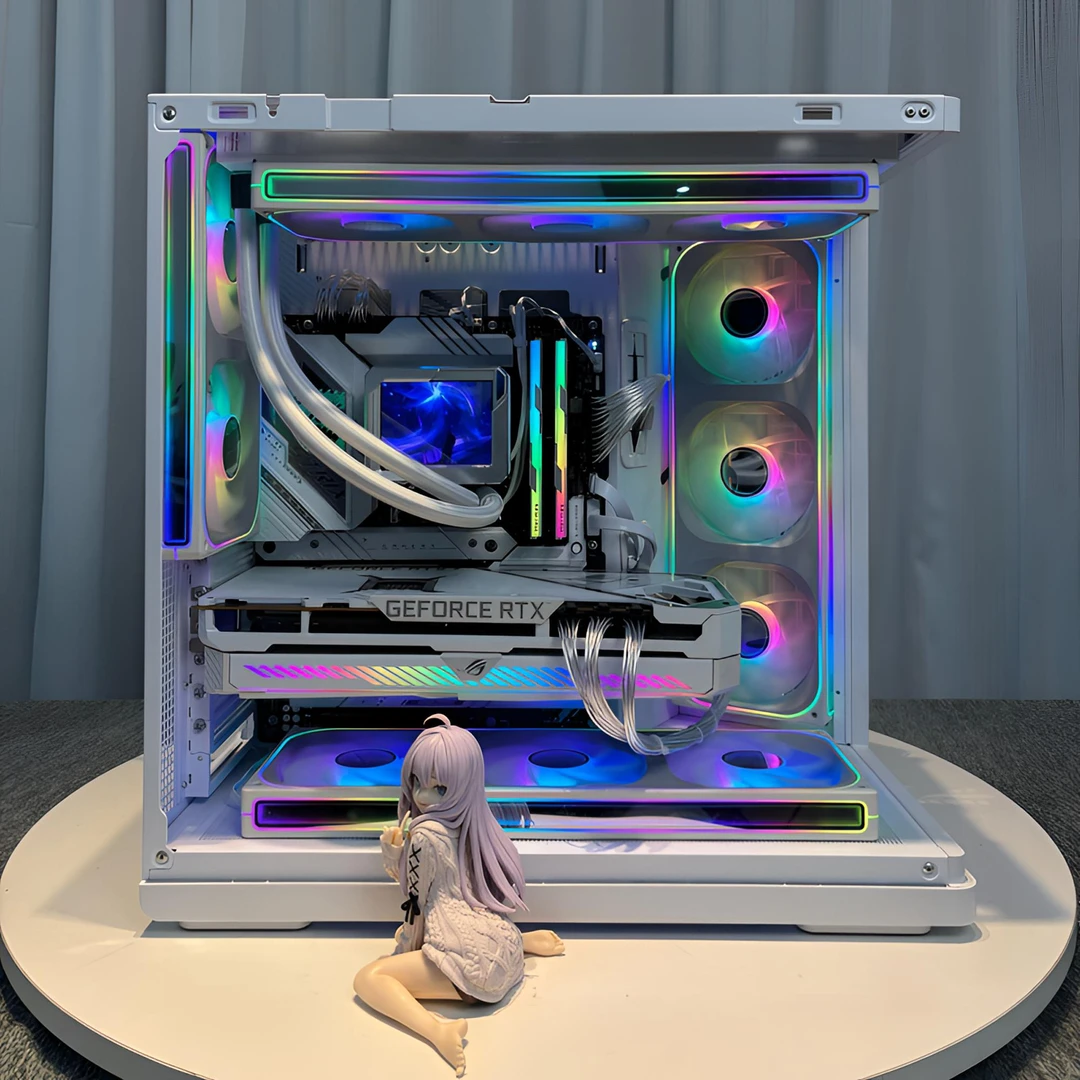 【阿祖电脑】爱国者星璨辰  Z790＋13700KF＋3080白猛禽 网红纯白机箱