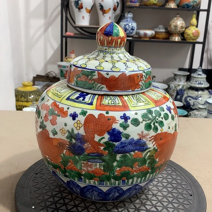 陶摆件博古架陶瓷摆件