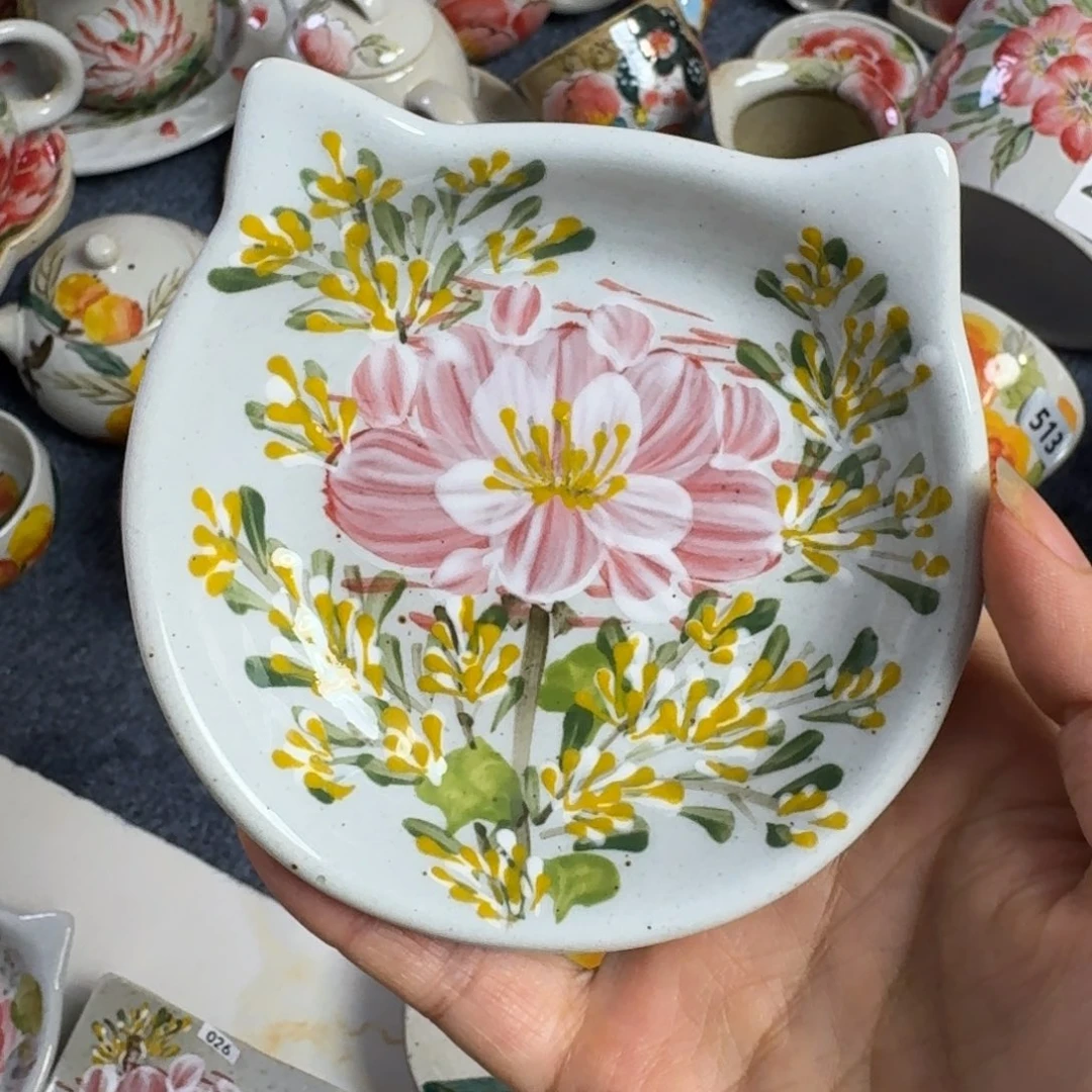 小碟景德镇高温陶瓷口径10