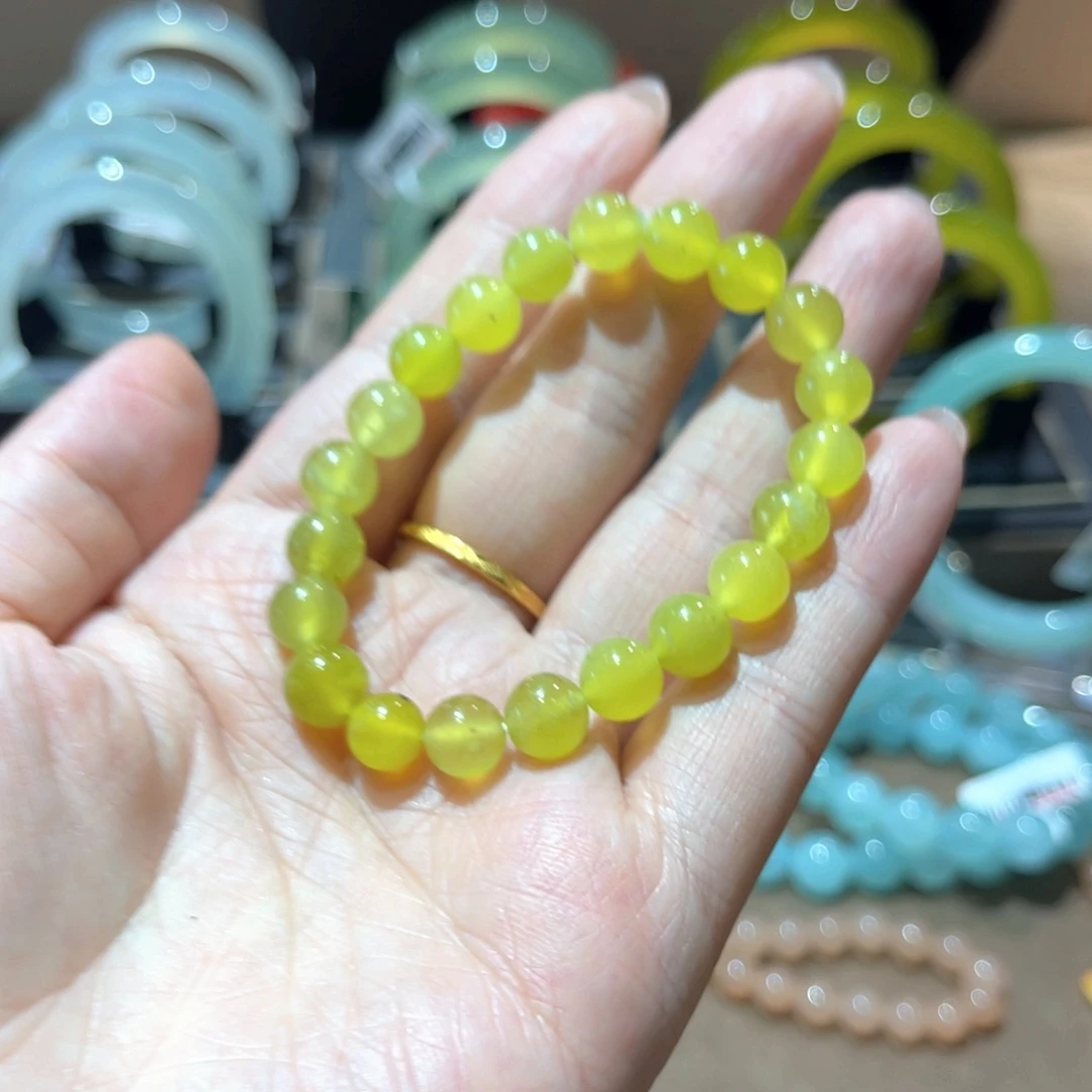 岫玉手镯未镶嵌手镯