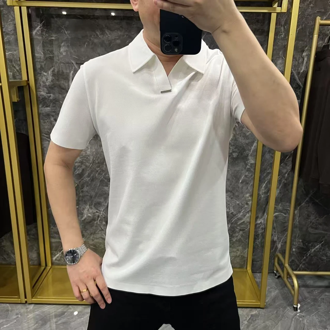 L61061春季新款高端男士短袖T恤