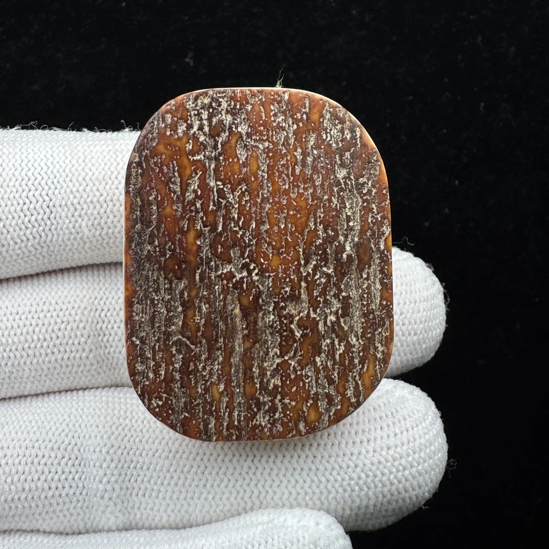 E4177天然猛犸牙 肥皂31*40*17mm支持鉴定 假一罚四