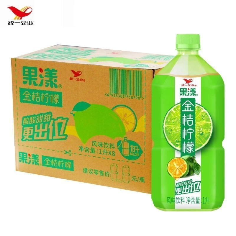 统一冰红茶/绿茶/茉莉蜜茶/金桔柠檬1L*8瓶