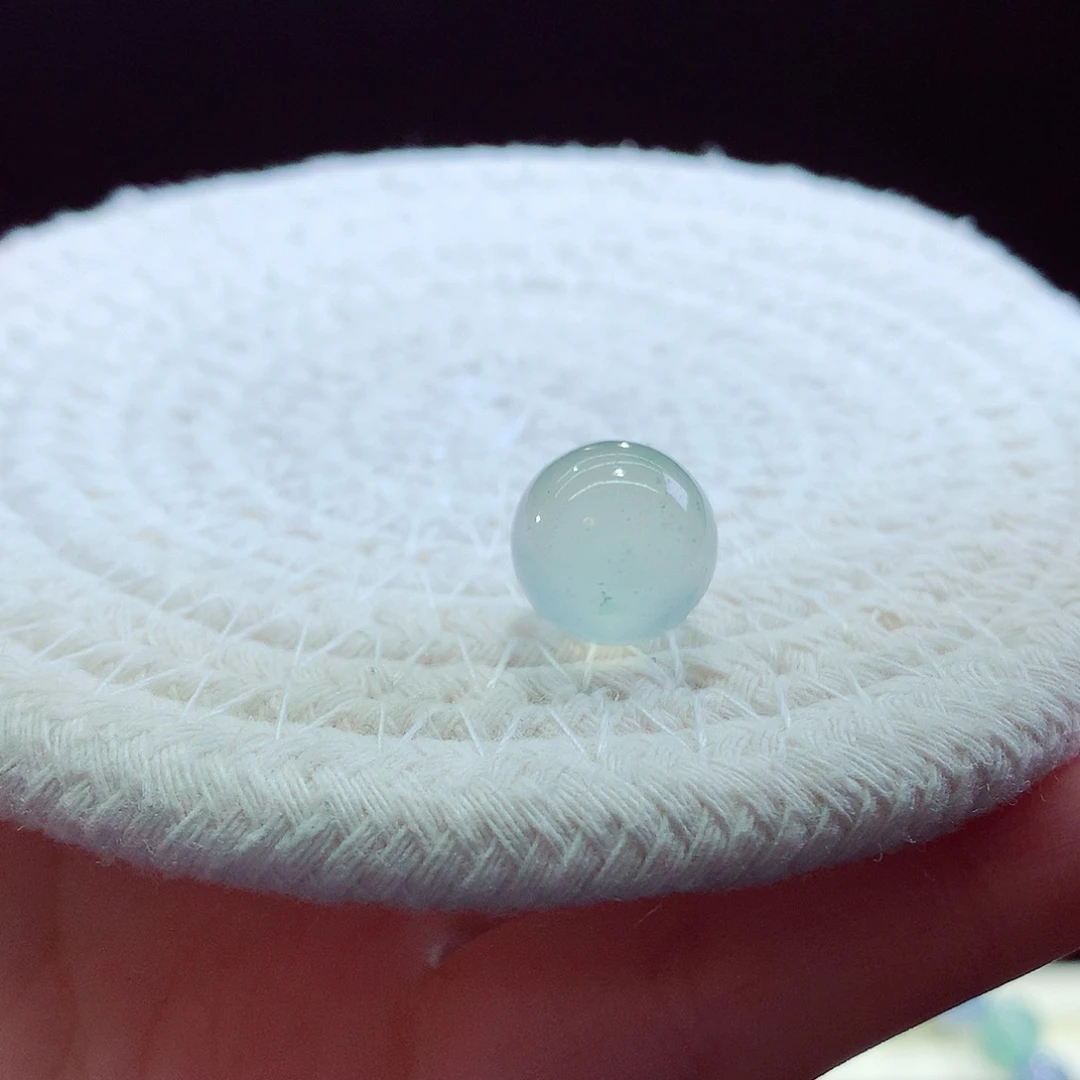 未镶嵌手链翡翠淡蓝色系卡12.5mm