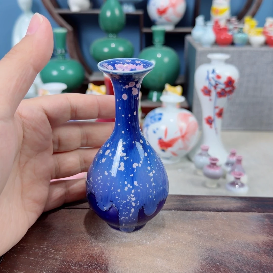 陶瓷手工小花器摆件