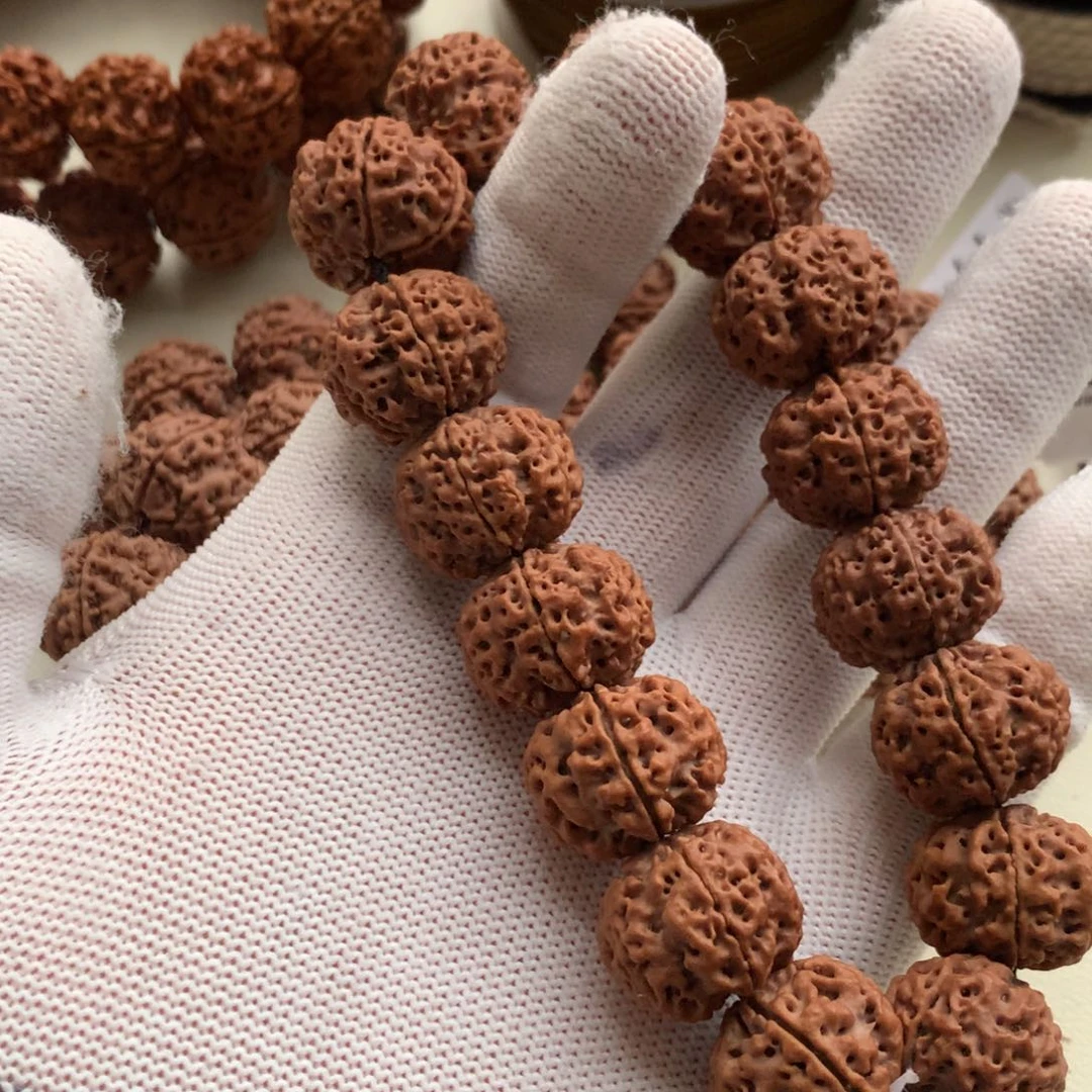 吊坠金刚菩提安娜蜂王20尺寸高货 姜黄皮下水牛血红