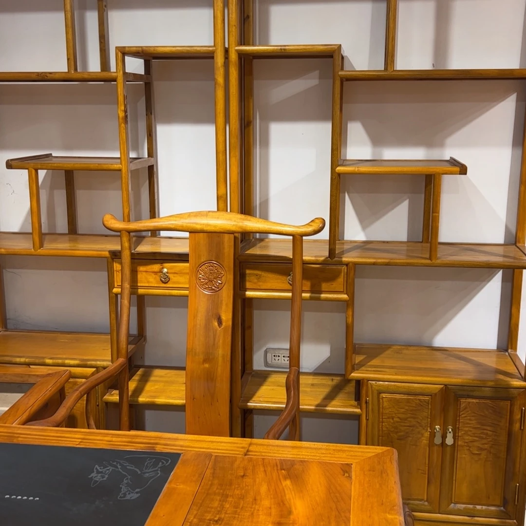 飞***龙金丝楠金丝楠家具博古架两件套