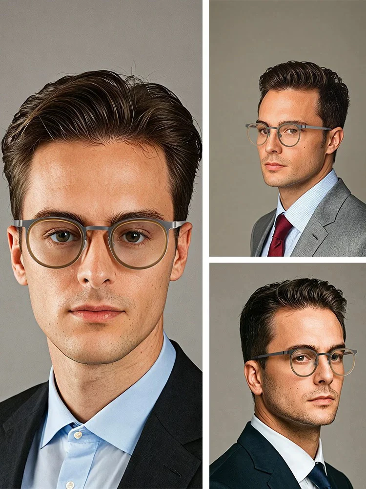 设计师款高品质超轻眼镜框配近视镜适合所有脸型